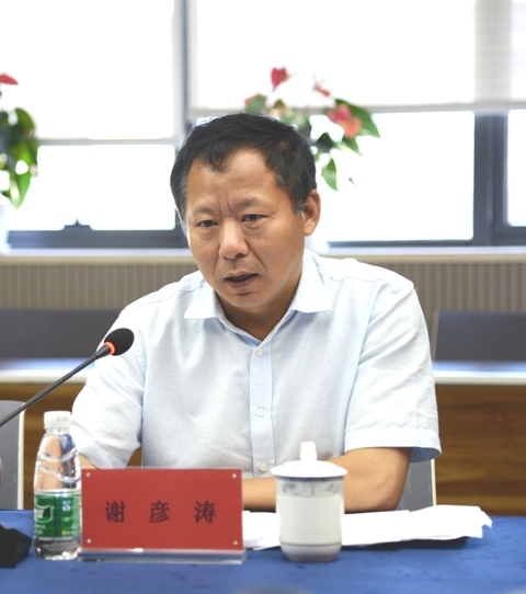 新蔡县常务副县长谢彦涛介绍了新蔡